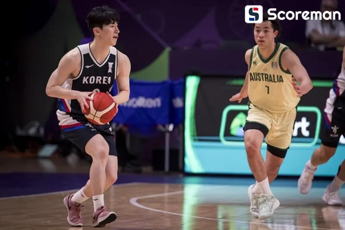 한국 남자농구, FIBA 아시아컵 첫 경기서 호주에 61-97 완패